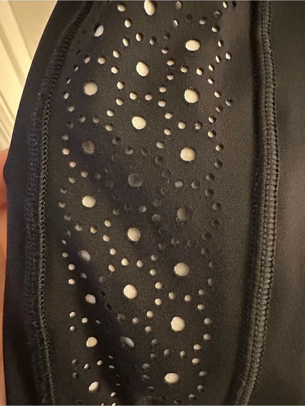 lululemon athletica Black High-Rise Leggings with Side Crystal Trim